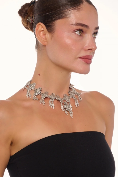 Kiraz Silver Plated Necklace