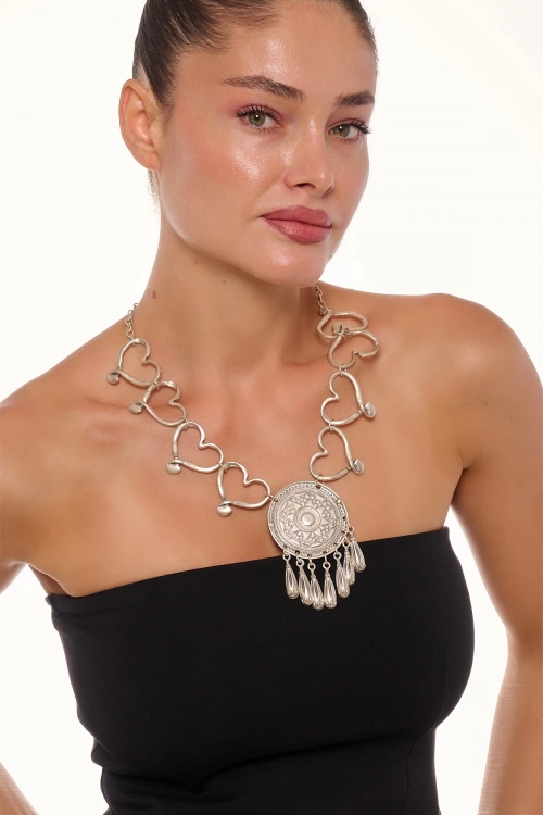 Kiraz Silver Plated Necklace