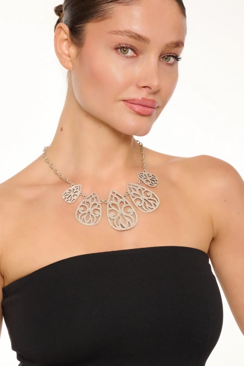 Kiraz Silver Plated Necklace