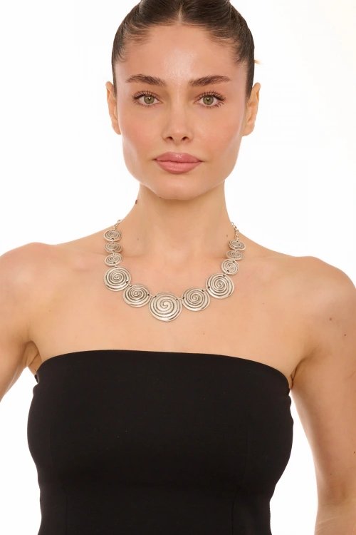 Kiraz Silver Plated Necklace