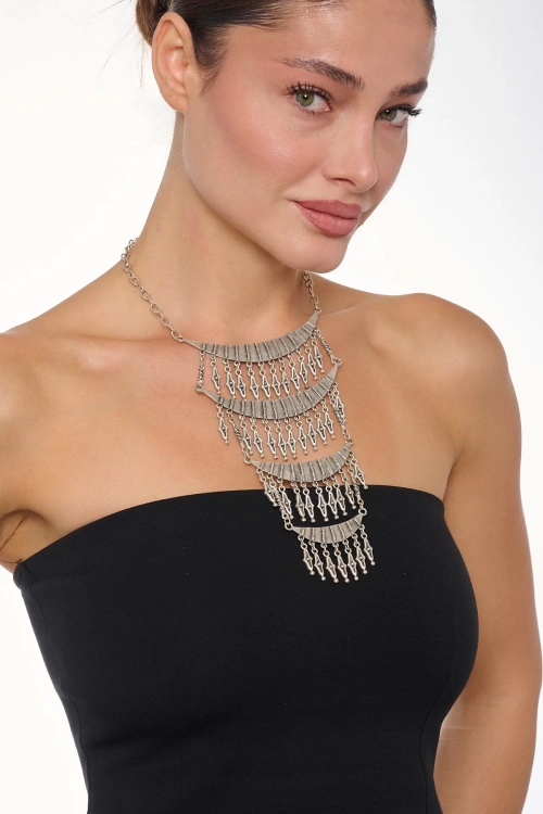 Kiraz Silver Plated Necklace