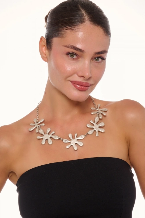 Kiraz Silver Plated Necklace