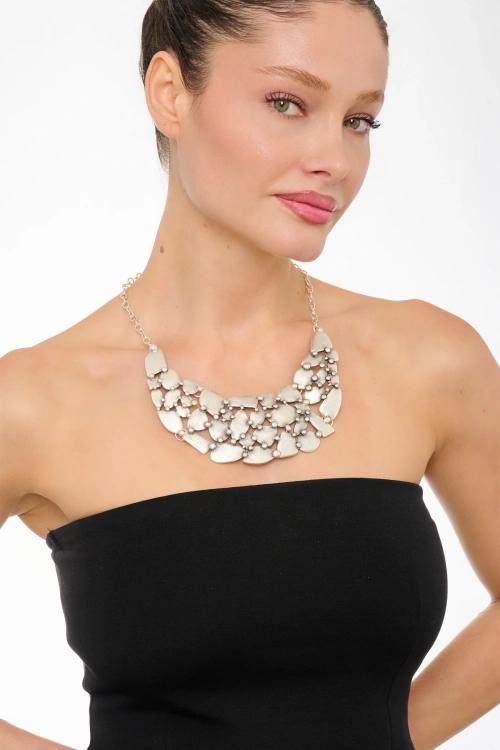 Kiraz Silver Plated Necklace