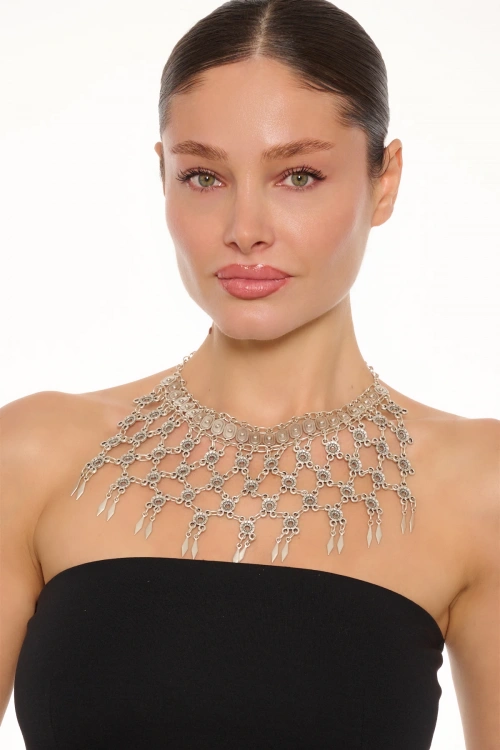 Kiraz Silver Plated Necklace