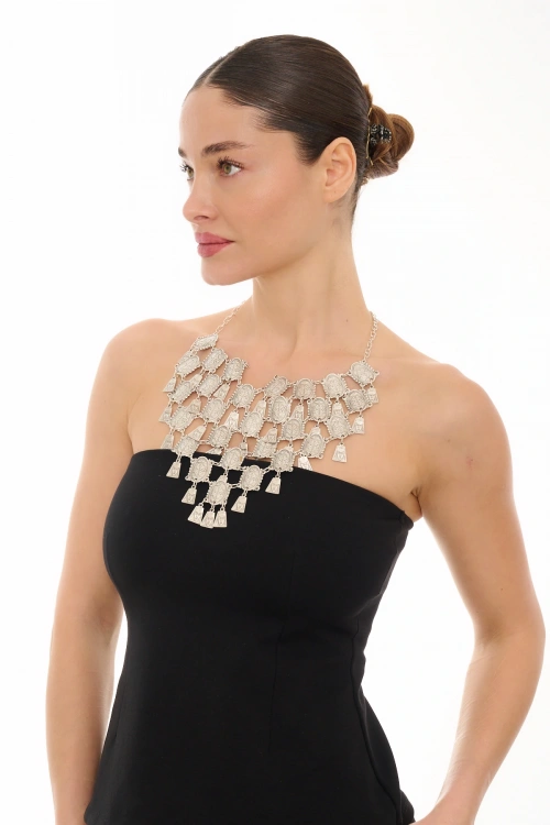 Kiraz Silver Plated Necklace