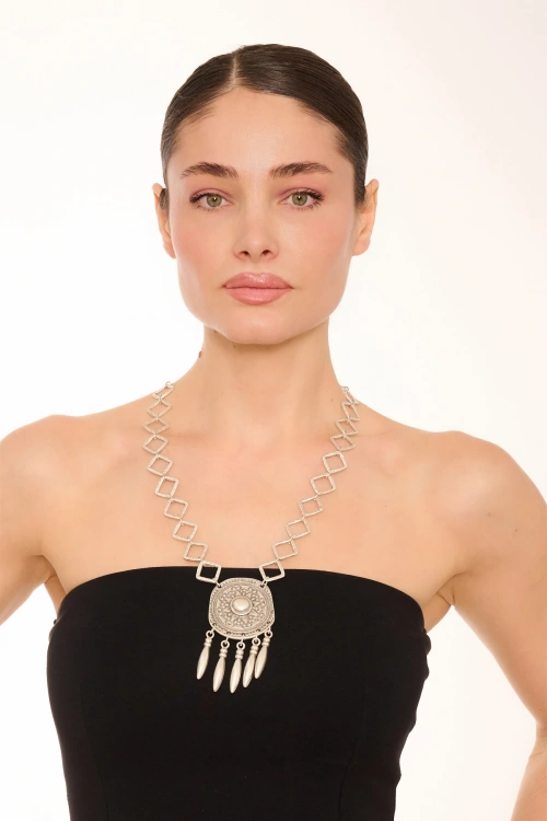 Kiraz Silver Plated Necklace