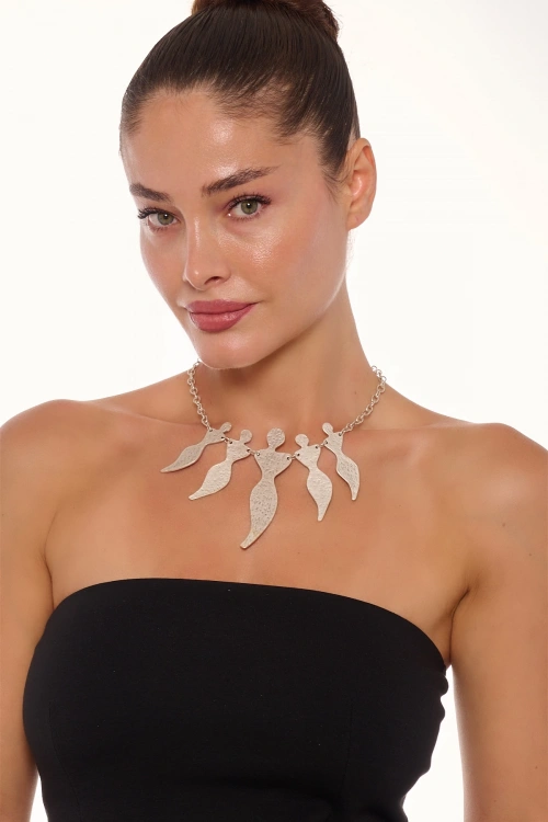 Kiraz Silver Plated Necklace