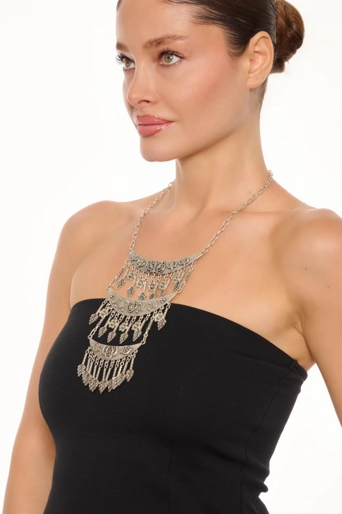 Kiraz Silver Plated Necklace