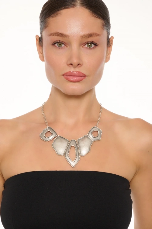 Kiraz Silver Plated Necklace