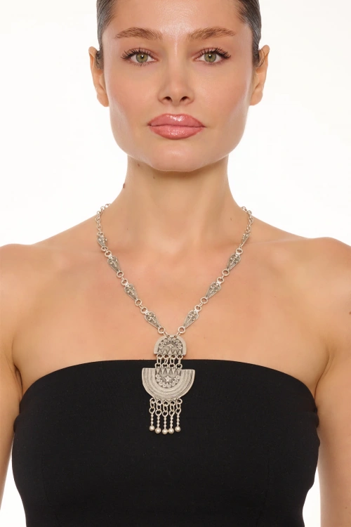 Kiraz Silver Plated Necklace