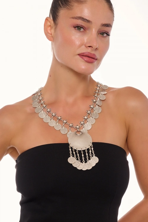 Kiraz Silver Plated Necklace