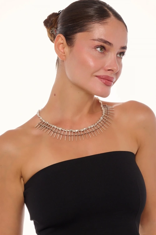 Kiraz Silver Plated Necklace