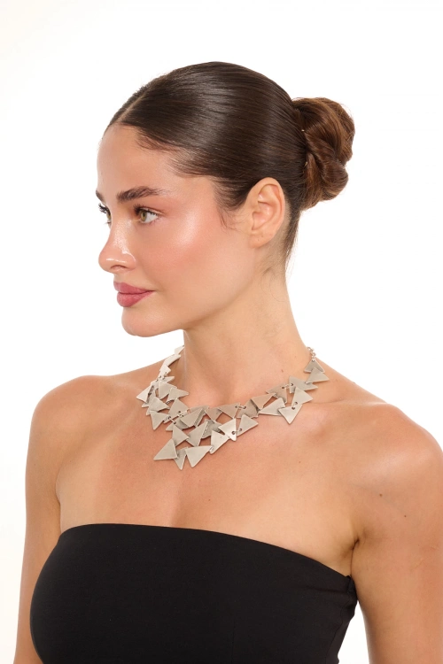 Kiraz Silver Plated Necklace