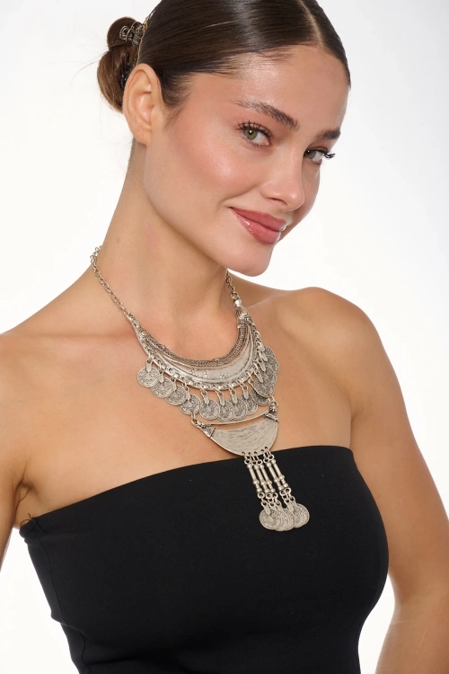 Kiraz Silver Plated Necklace