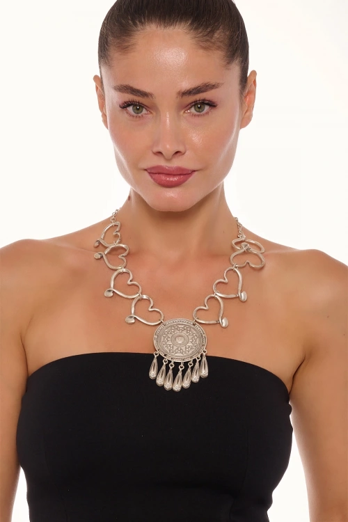 Kiraz Silver Plated Necklace