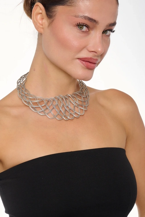 Kiraz Silver Plated Necklace