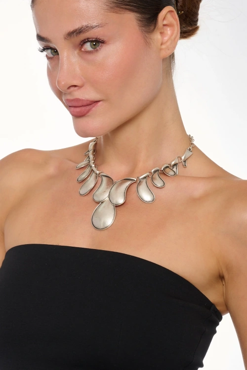 Kiraz Silver Plated Necklace