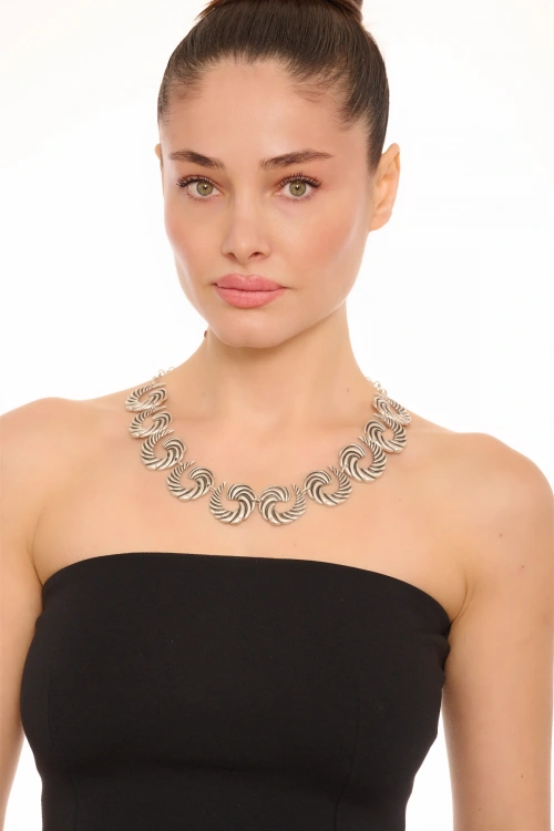 Kiraz Silver Plated Necklace
