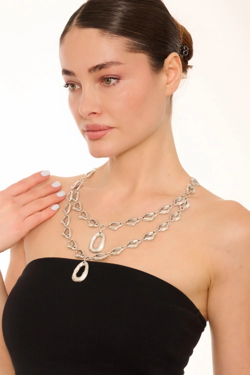 Kiraz Silver Plated Necklace