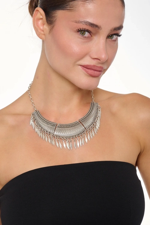 Kiraz Silver Plated Necklace