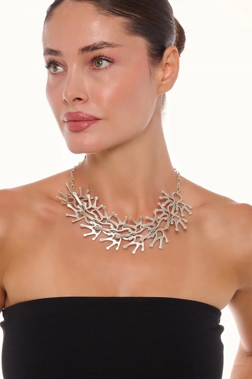 Kiraz Silver Plated Necklace