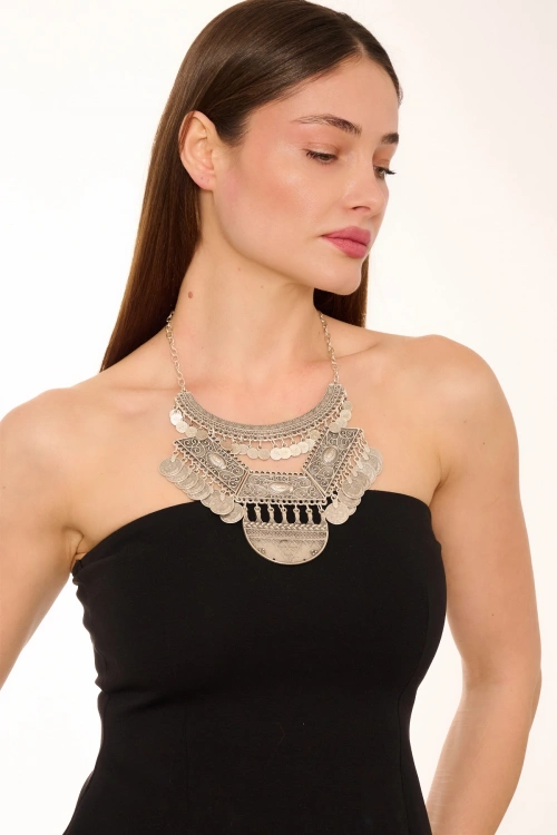 Kiraz Silver Plated Necklace