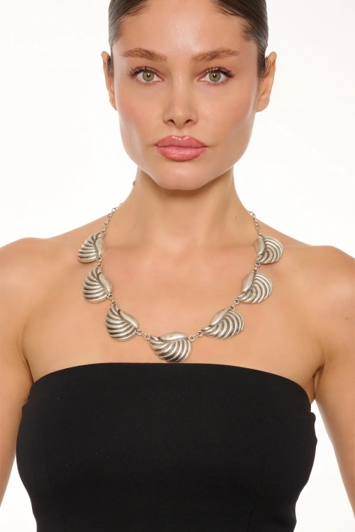 Kiraz Silver Plated Necklace