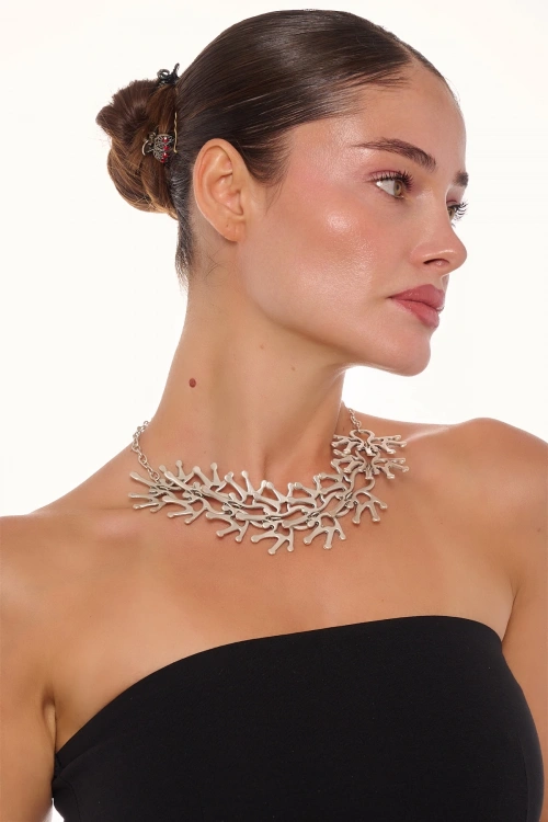 Kiraz Silver Plated Necklace