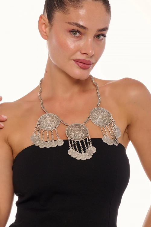 Kiraz Silver Plated Necklace