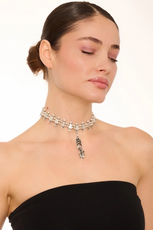 Kiraz Silver Plated Necklace