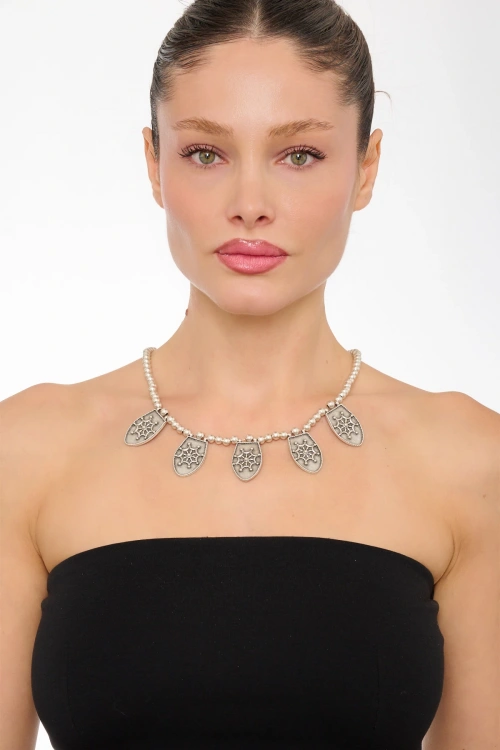 Kiraz Silver Plated Necklace