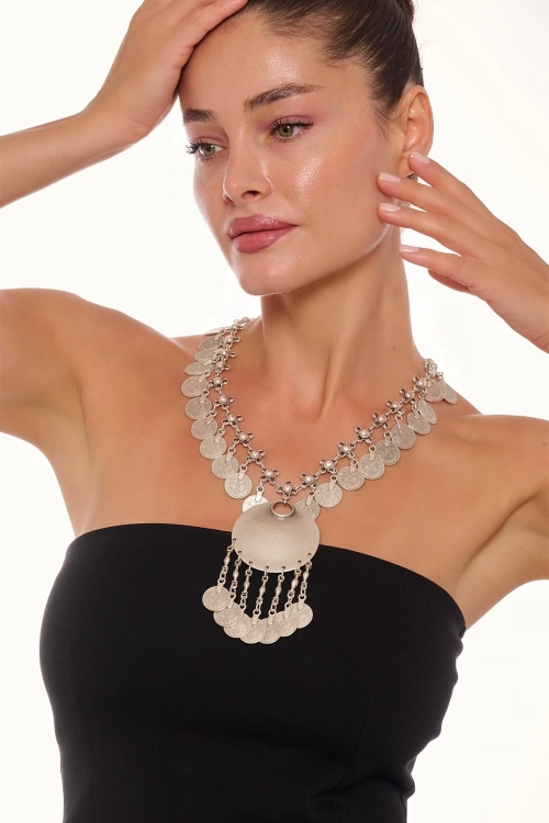 Kiraz Silver Plated Necklace