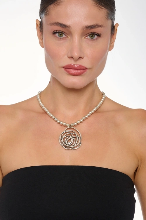 Kiraz Silver Plated Necklace