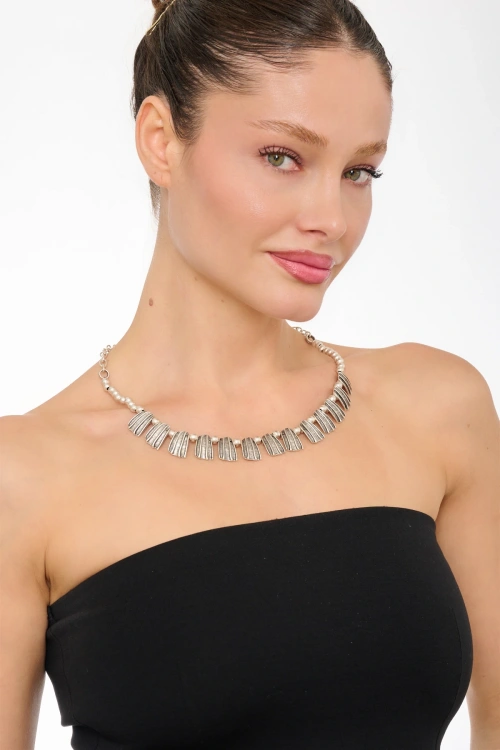 Kiraz Silver Plated Necklace