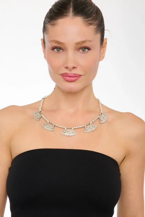 Kiraz Silver Plated Necklace