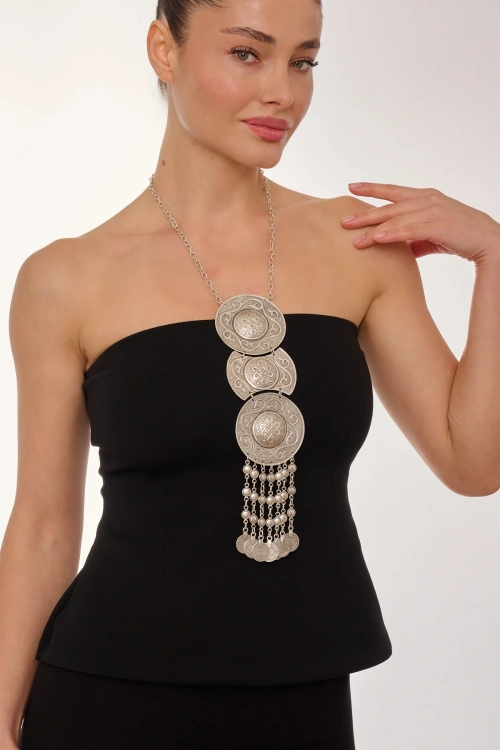 Kiraz Silver Plated Necklace