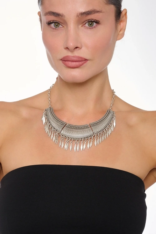 Kiraz Silver Plated Necklace