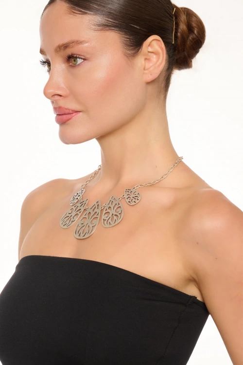 Kiraz Silver Plated Necklace