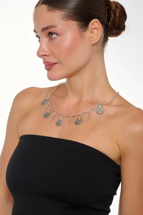 Kiraz Silver Plated Necklace