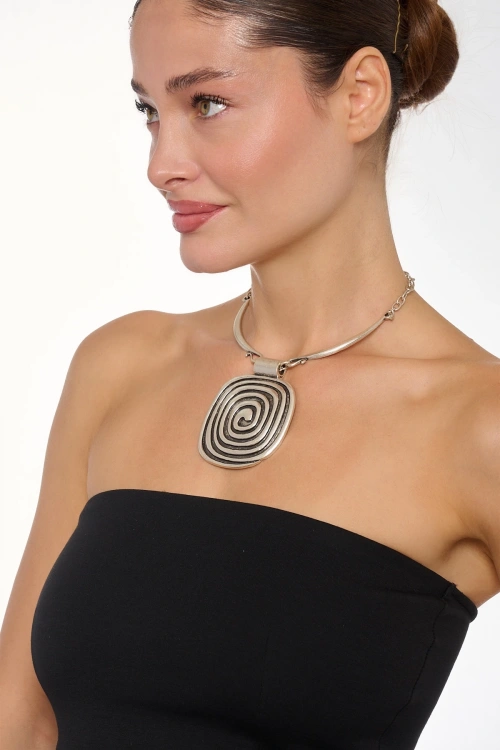 Kiraz Silver Plated Necklace