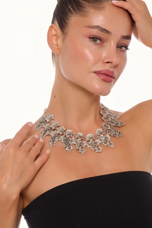 Kiraz Silver Plated Necklace