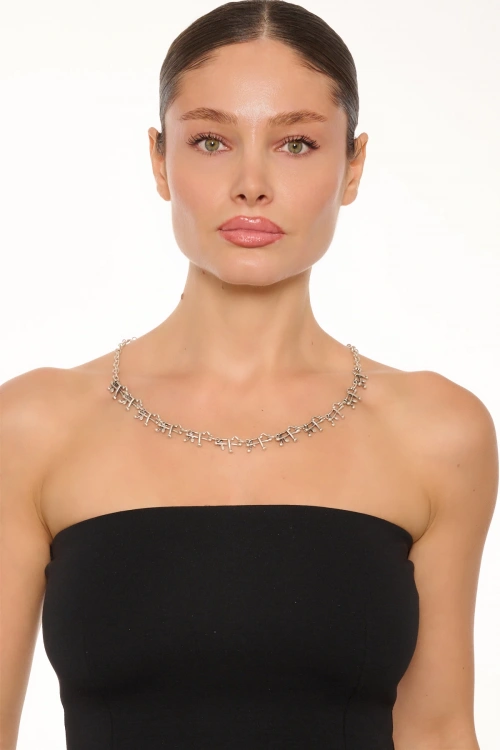 Kiraz Silver Plated Necklace
