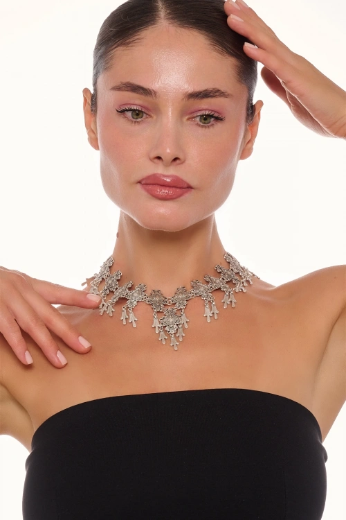 Kiraz Silver Plated Necklace