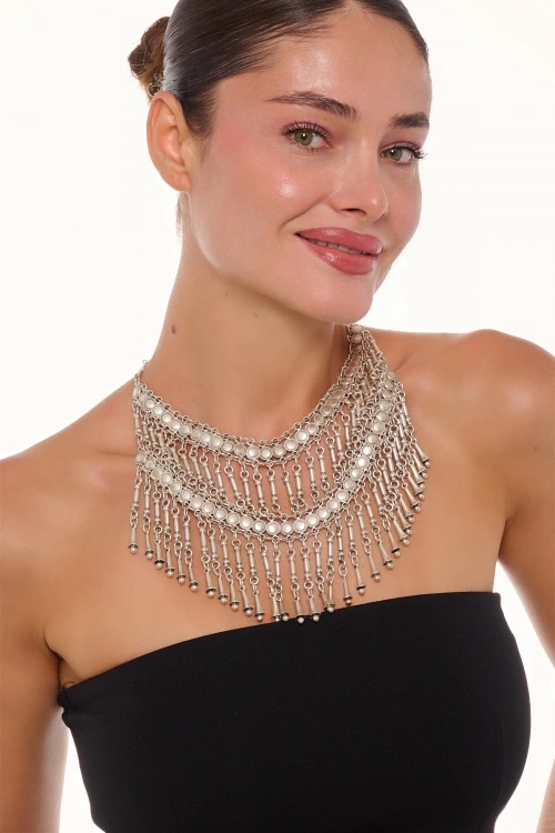 Kiraz Silver Plated Necklace