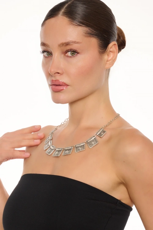 Kiraz Silver Plated Necklace