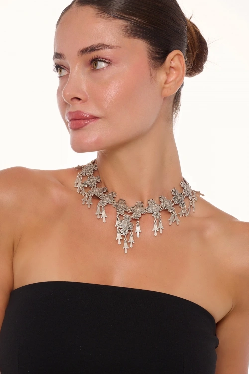 Kiraz Silver Plated Necklace