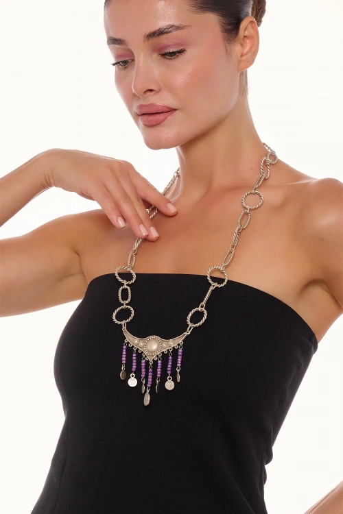 Kiraz Silver Plated Necklace