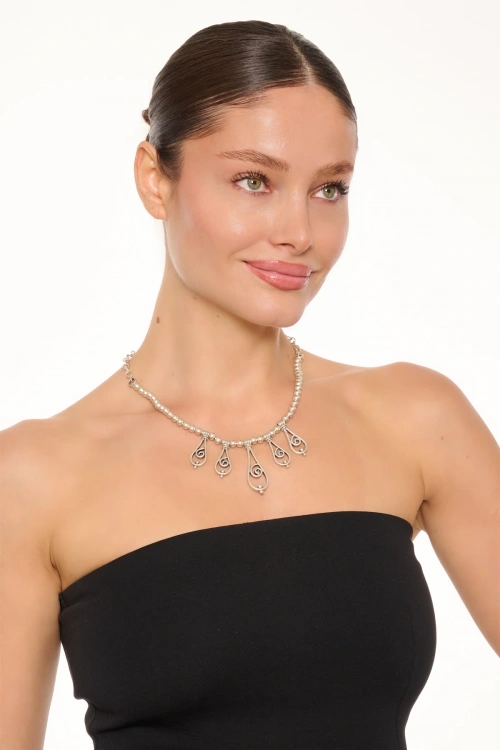 Kiraz Silver Plated Necklace