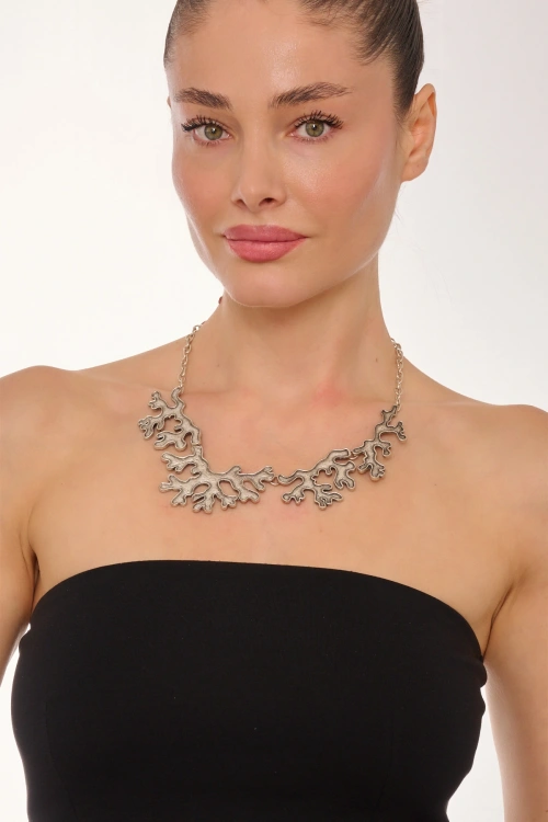 Kiraz Silver Plated Necklace