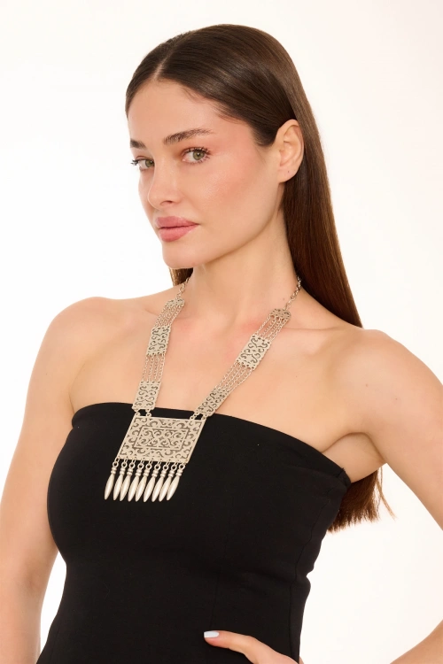 Kiraz Silver Plated Necklace